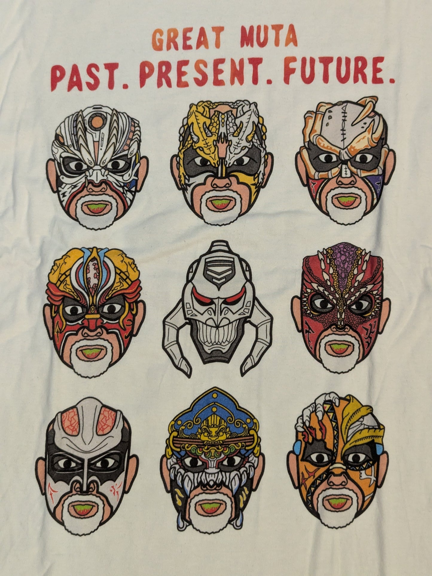 Great Muta "PAST." PRESENT. FUTURE" T-shirt