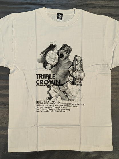 Great Muta & Muto Keiji 'Triple Crown & IWGP' Picture T-Shirt