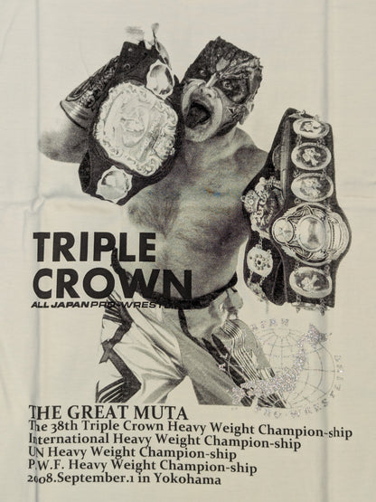 Great Muta & Muto Keiji 'Triple Crown & IWGP' Picture T-Shirt