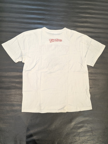 グレート・ムタ×TWOPLATOONS「SPIDER」コラボTシャツ(ホワイト×レッド)