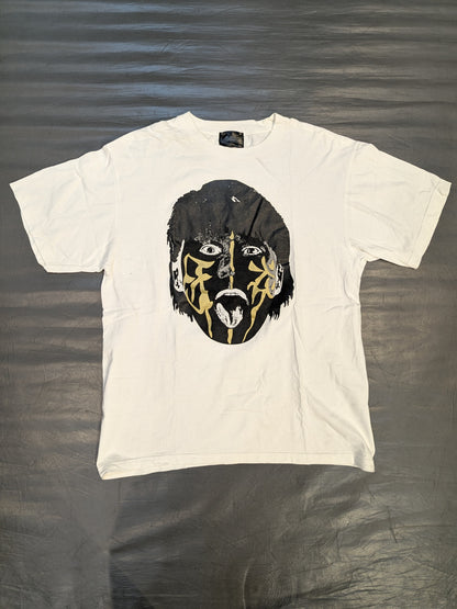 Great  Muta× TWOPLATOONS Collaboration T-Shirt (Black × Gold Paint)