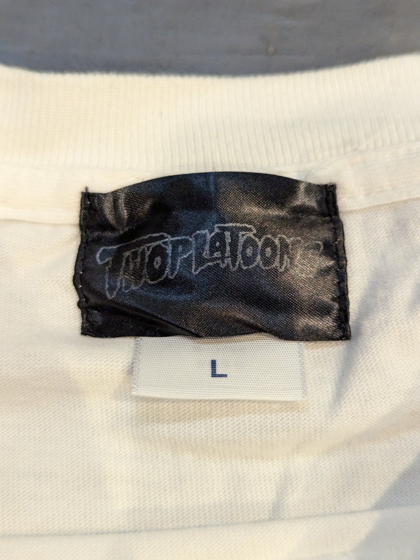 Great  Muta× TWOPLATOONS Collaboration T-Shirt (Black × Gold Paint)