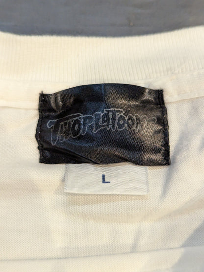 Great  Muta× TWOPLATOONS Collaboration T-Shirt (Black × Gold Paint)