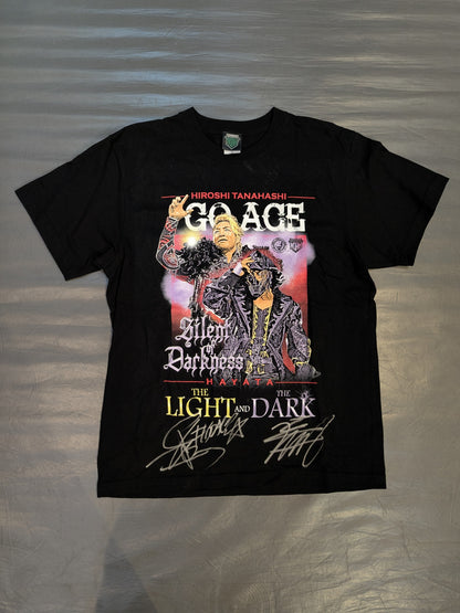 【直筆Wサイン入り】棚橋弘至＆HAYATA タッグ記念Tシャツ