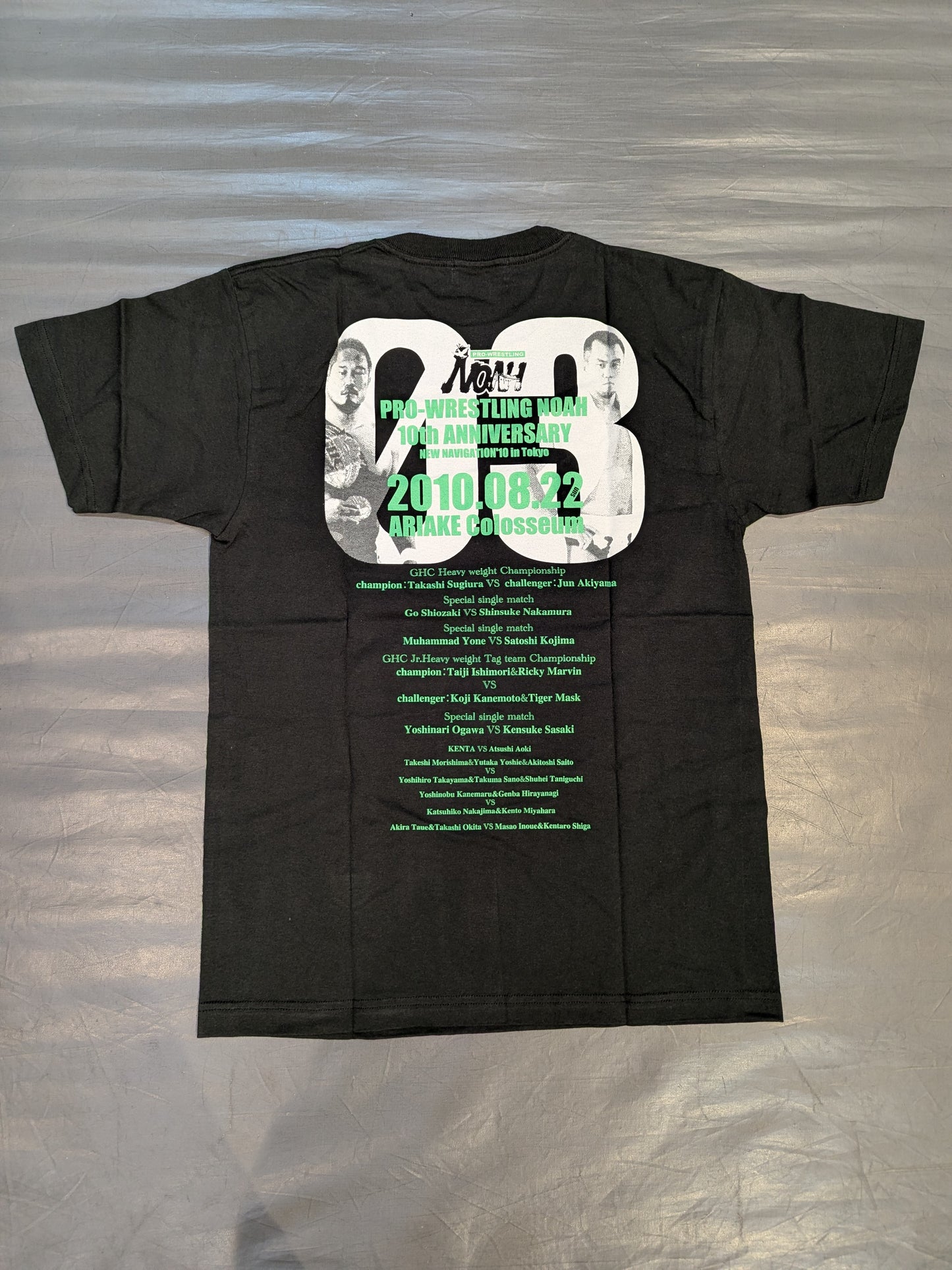 NOAH '10th ANNVERSARY 2010.08.22 DIFFER ARIAKE' T-shirt