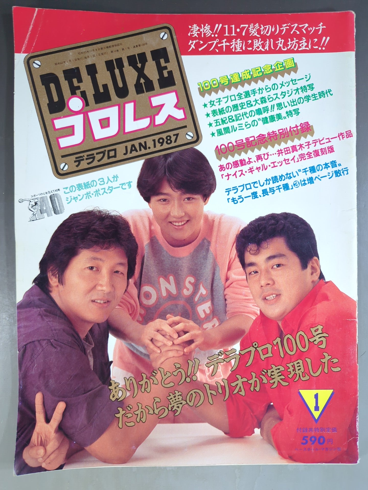 Deluxe Pro Wrestling January 1987 issue