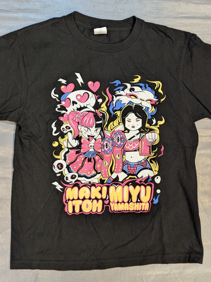 Maki Ito  & Miyu Yamashita Tag Illustration T-Shirt