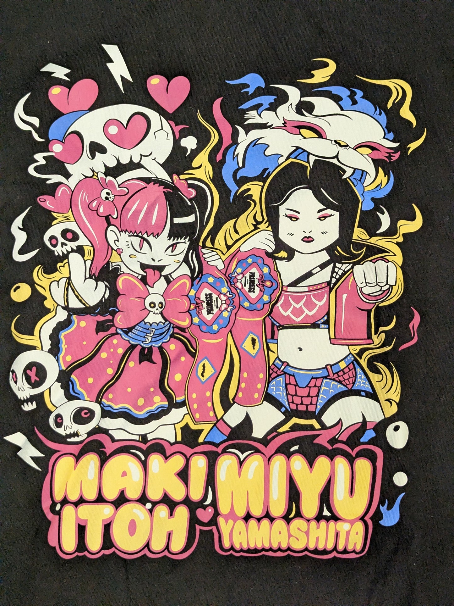 Maki Ito  & Miyu Yamashita Tag Illustration T-Shirt