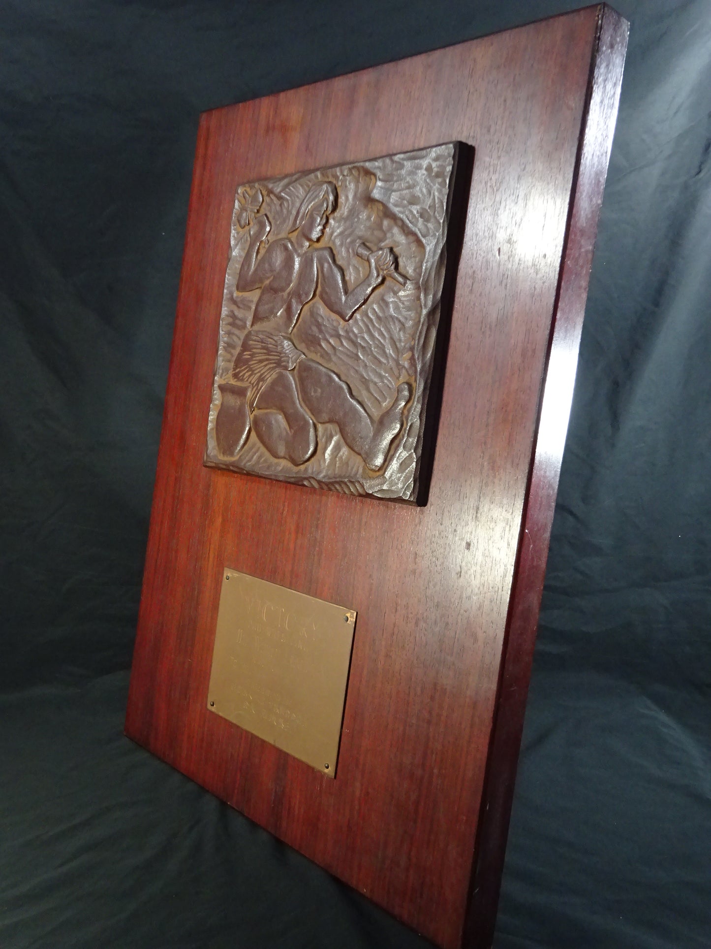 ★ Antonio Inoki  First Championship!! ★ 11th World League Championship Shield worn by him