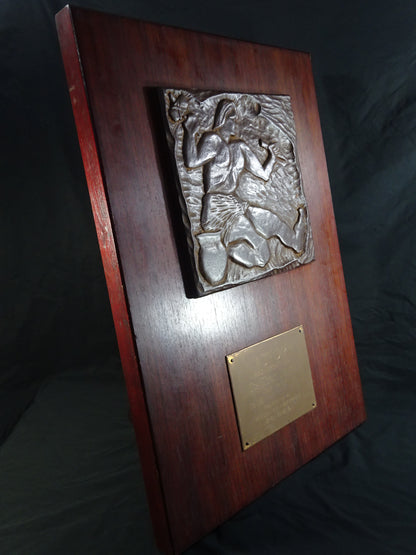 ★ Antonio Inoki  First Championship!! ★ 11th World League Championship Shield worn by him