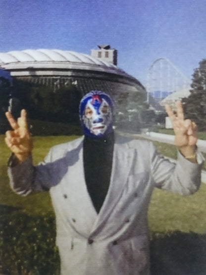 ★Mil Mascaras visited Japan in 2003, privately worn by him ・Blue and silver trade ★