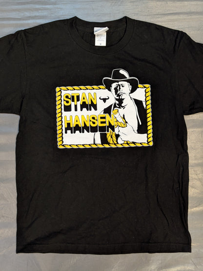 Stan Hansen "THE UNSINKABLE BATTLESHIP" Illustration T-Shirt (Black)