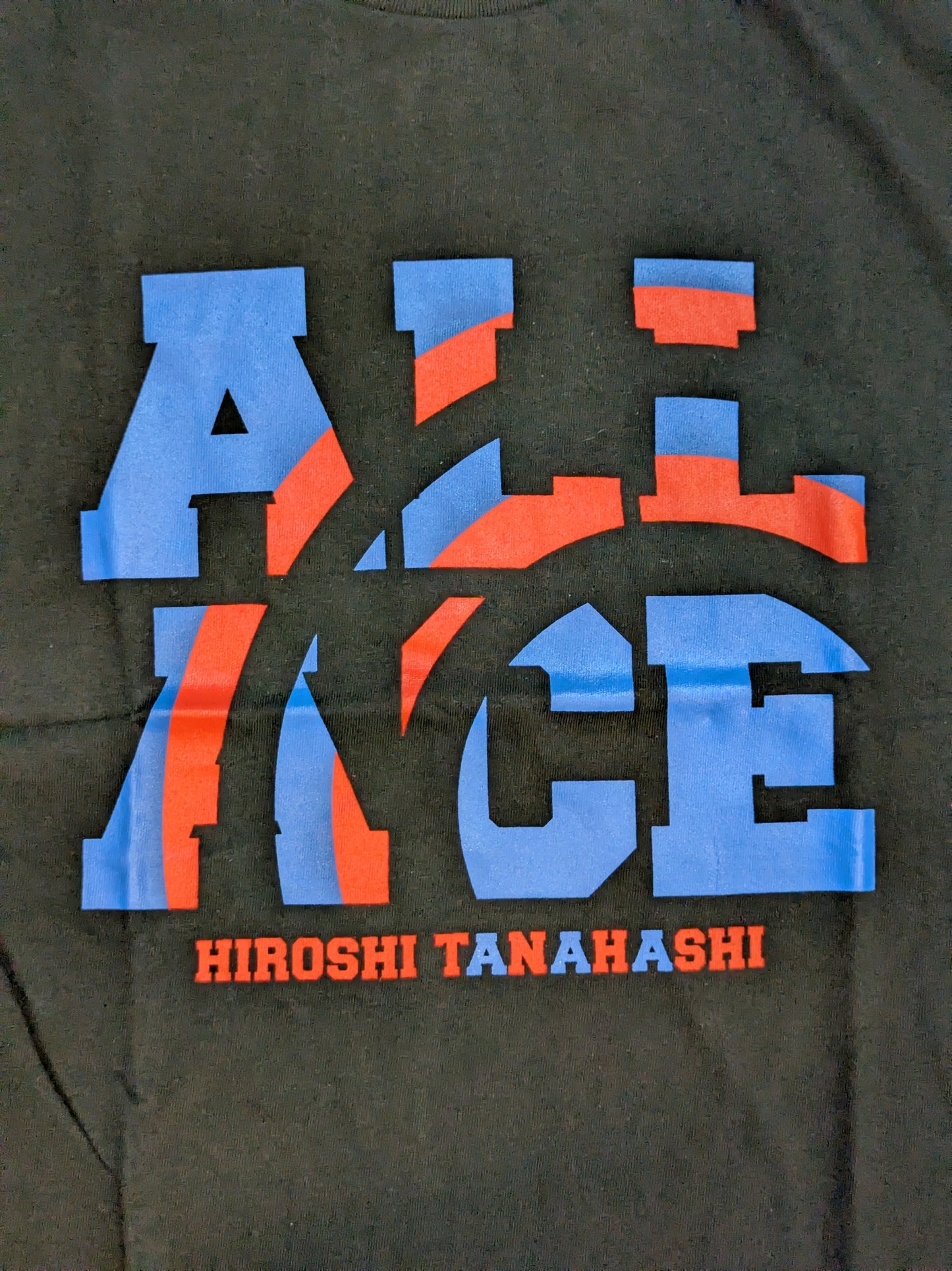 棚橋弘至「ALL ACE」Tシャツ(ブラック)