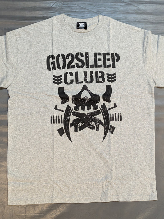 KENTA「GO 2 SLEEP CLUB OVER SIZE」Tシャツ(グレー)