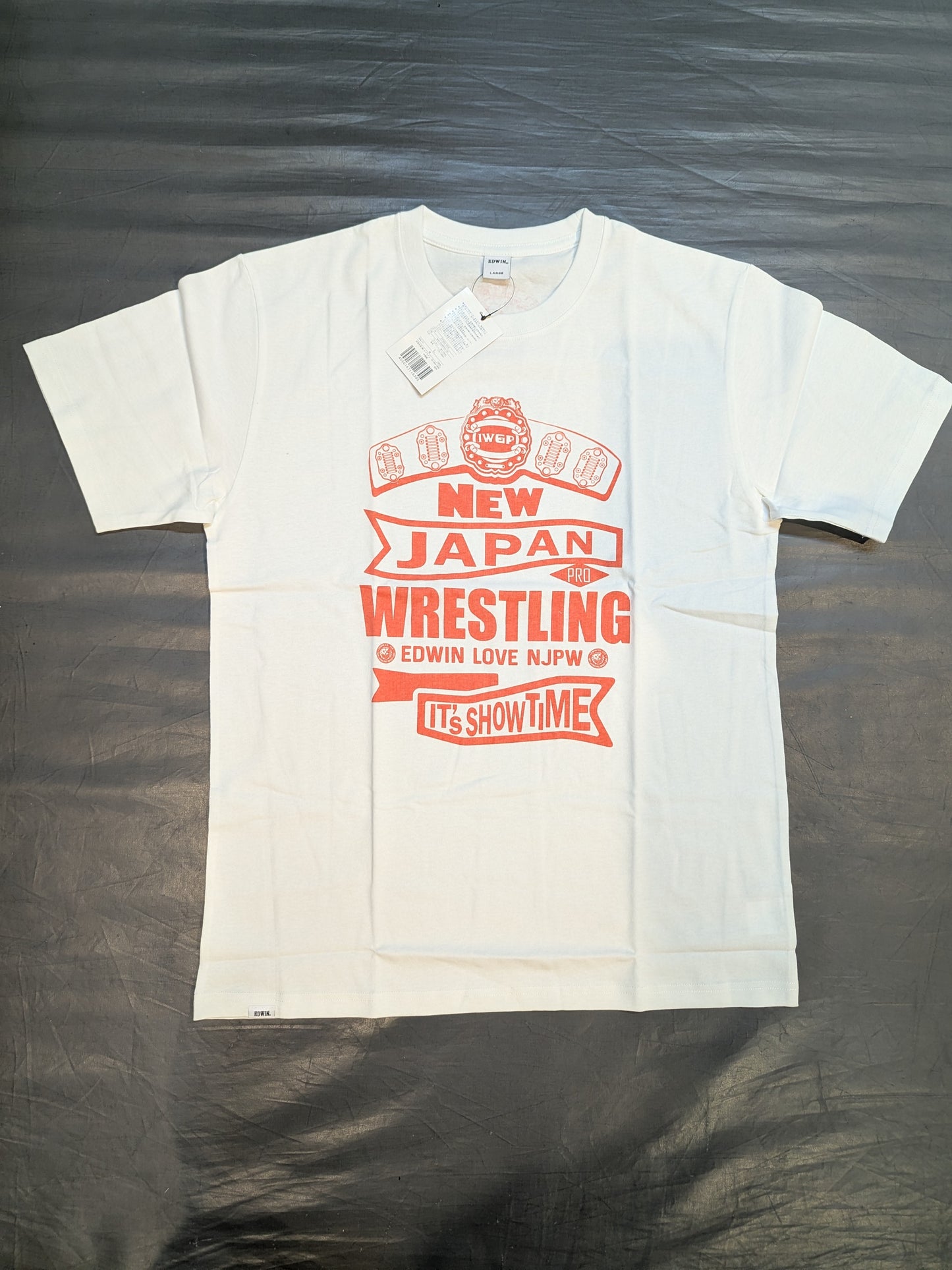 NJPW×EDWIN「IWGPチャンピオンベルト」コラボTシャツ