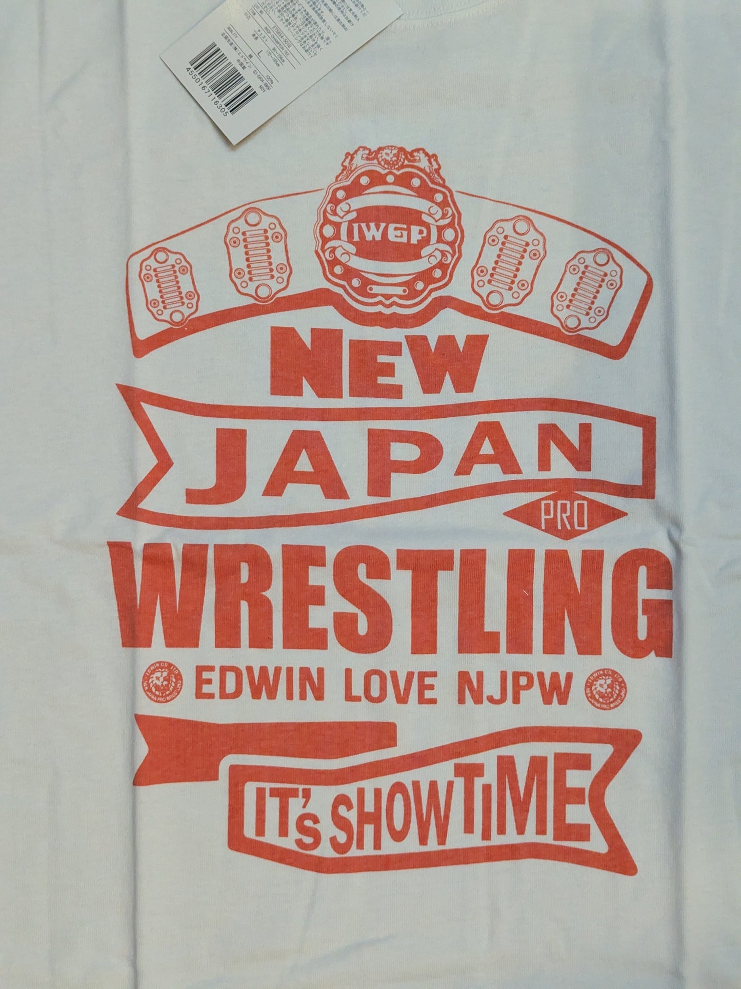 NJPW×EDWIN「IWGPチャンピオンベルト」コラボTシャツ