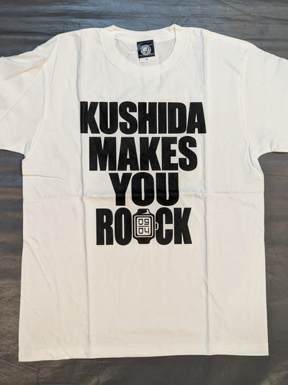 KUSHIDA「MAKES YOU ROCK」Tシャツ