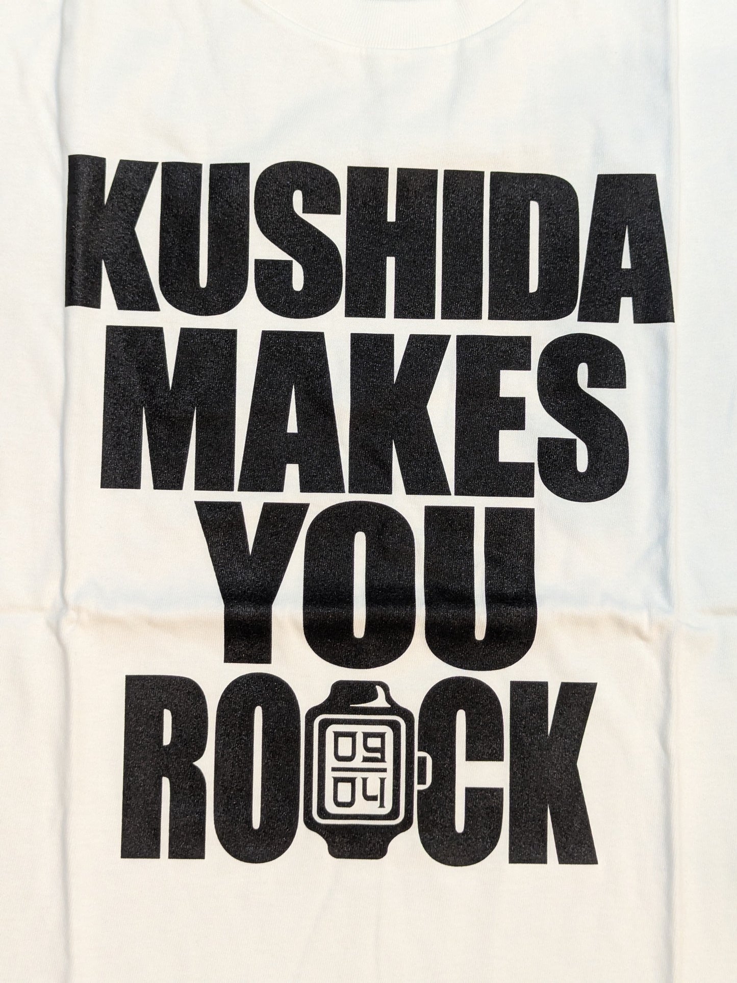 KUSHIDA「MAKES YOU ROCK」Tシャツ