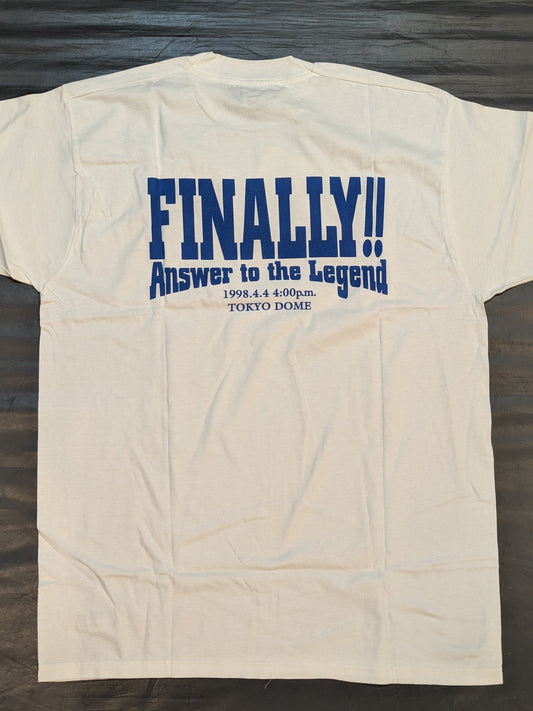 アントニオ猪木「FINALLY!!」Tシャツ