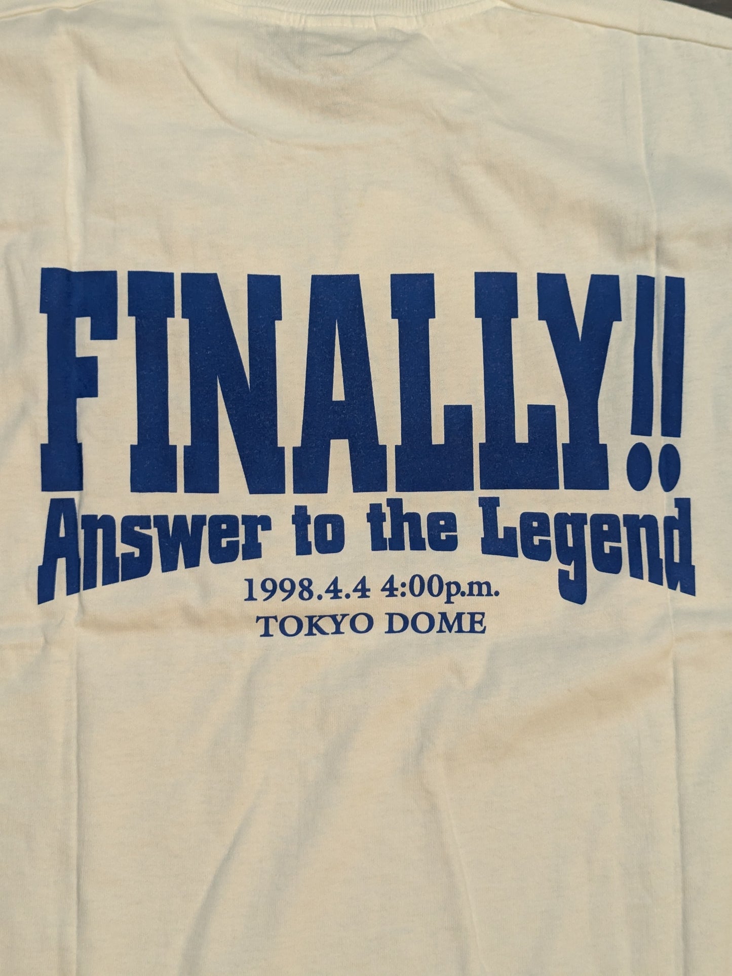 Antonio Inoki  "FINALLY!!" T-shirt