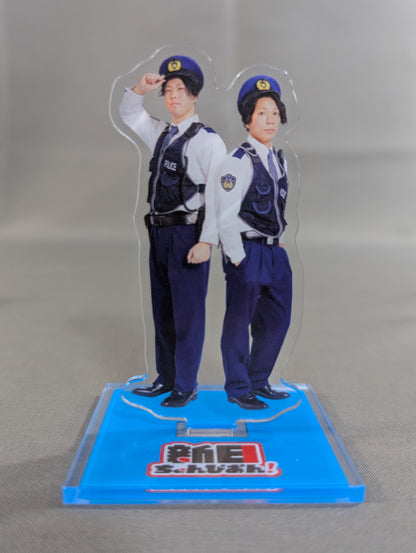 新日ちゃんぴおん! YOH＆マスター・ワト「御成門警察」アクリルスタンド