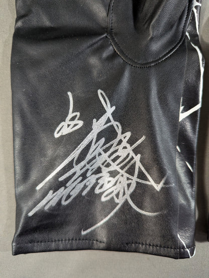 【hand signed autograph】 BUSHI  Gloves (Orange × Black Mask)