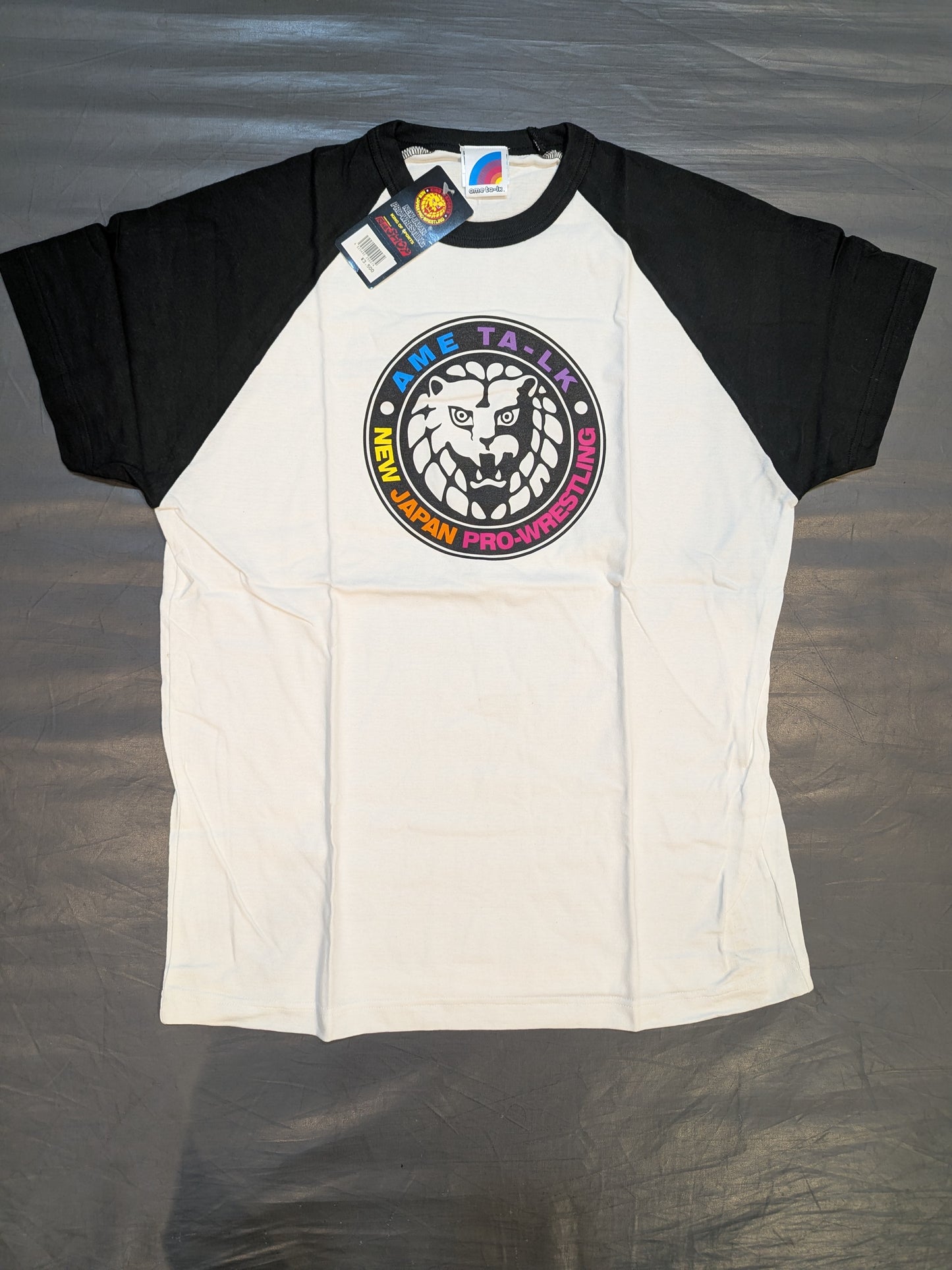 Ametalk! ×New Japan Pro Wrestling  Collaboration Raglan T-Shirt