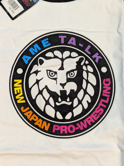 Ametalk! ×New Japan Pro Wrestling  Collaboration Raglan T-Shirt