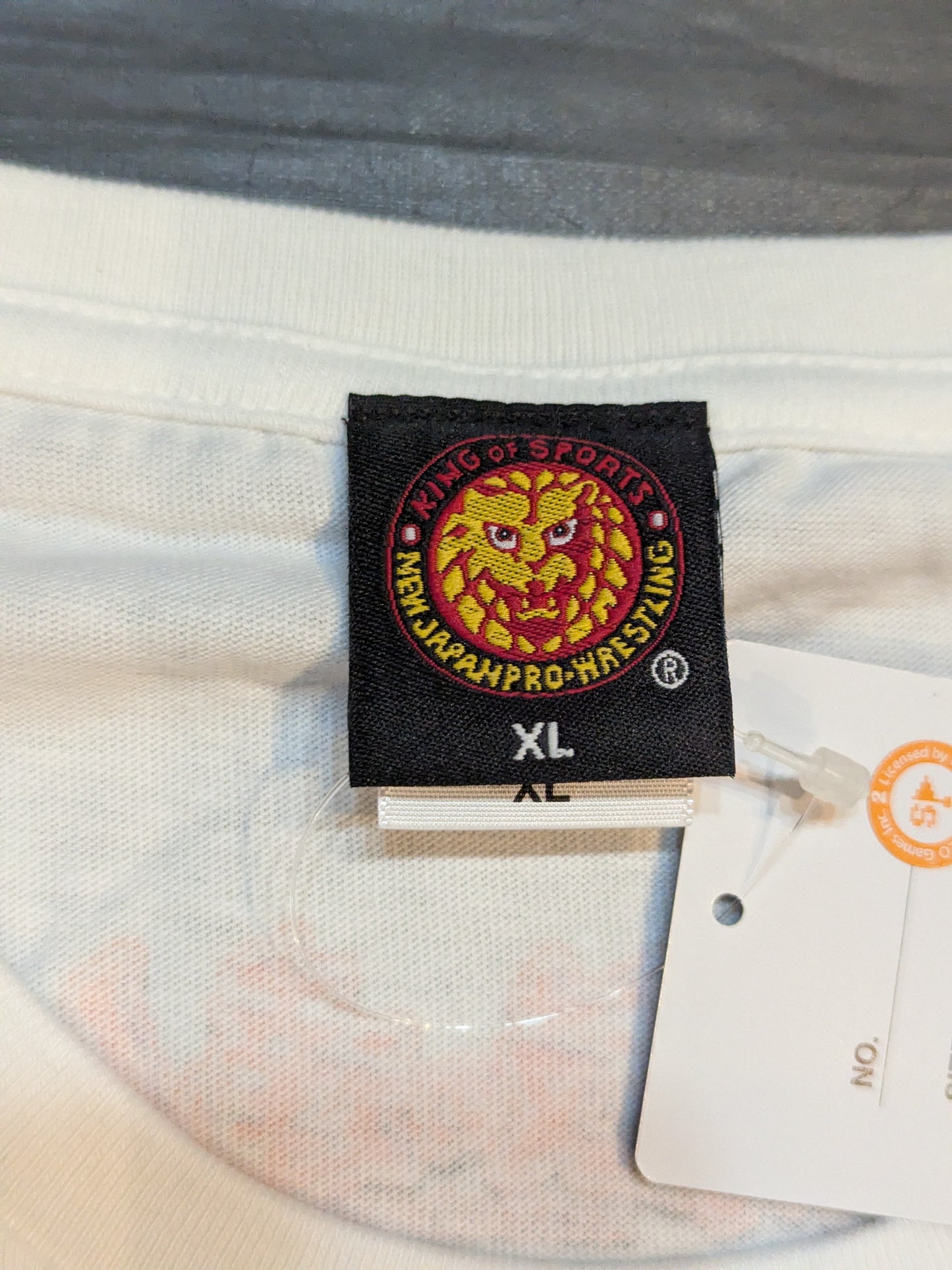 新日本プロレス×太鼓の達人「オカダ・カズチカ RAINMAKER」Tシャツ(ホワイト)