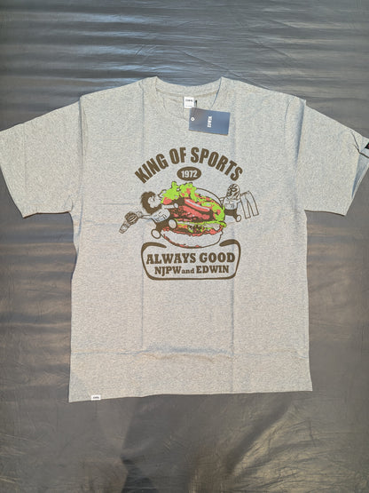 NJPW×EDWIN 'Hamburger' Collaboration T-Shirt
