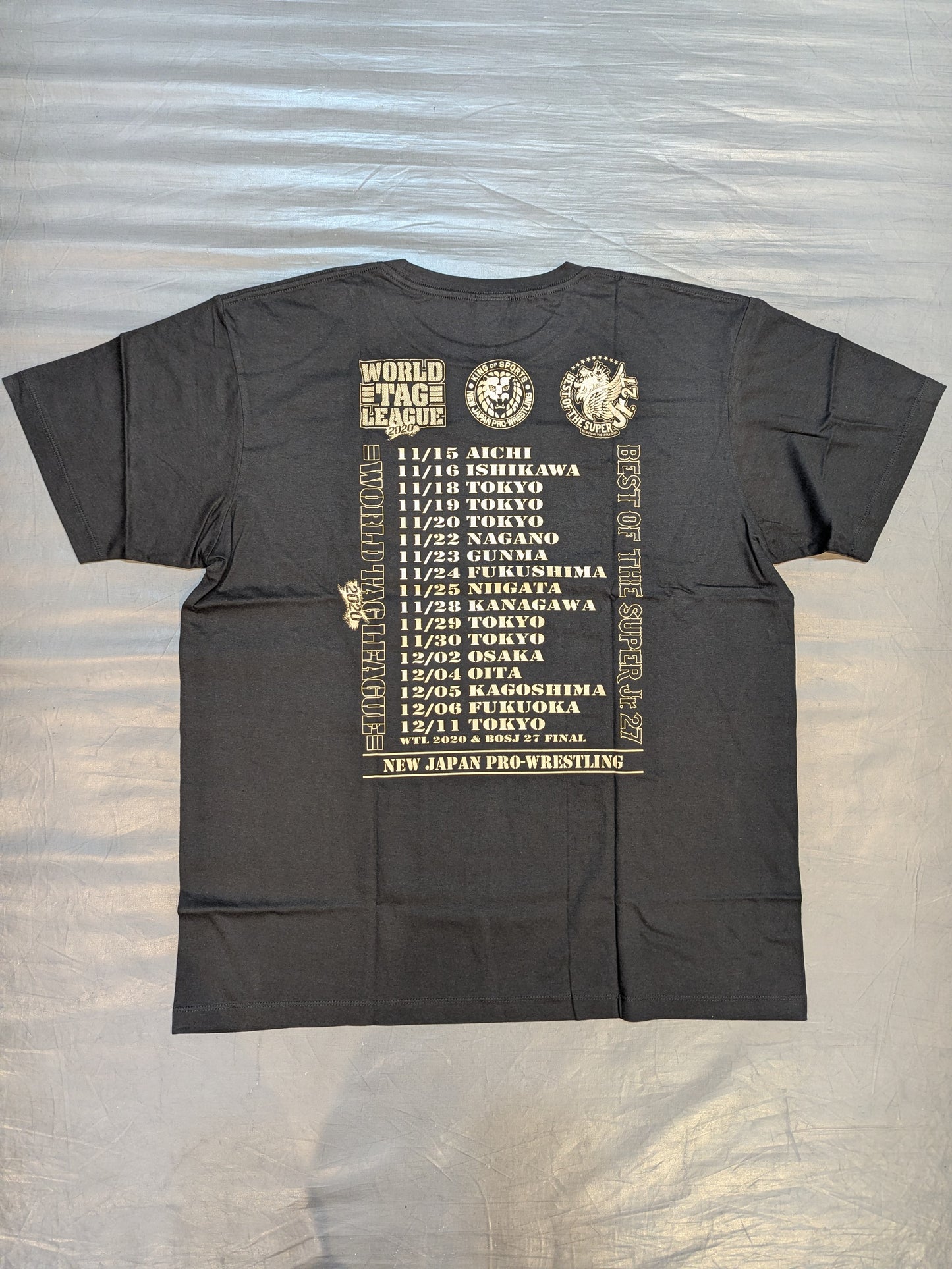 WORLD TAG LEAGUE 2020＆BEST OF THE SUPER Jr.27 大会記念Tシャツ