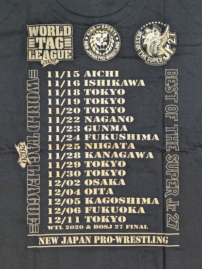 WORLD TAG LEAGUE 2020＆BEST OF THE SUPER Jr.27 大会記念Tシャツ
