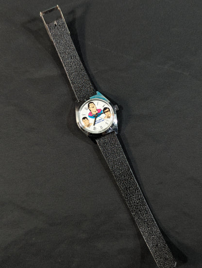 ★1980s Original ★ Antonio Inoki & Seiji Sakaguchi & Tatsumi Fujinami Illustrated wristwatch