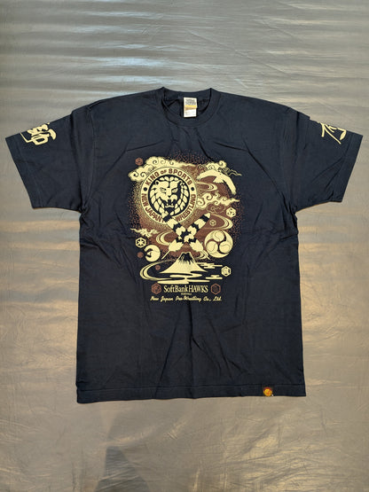 Fukuoka SoftBank Hawks ×New Japan Pro Wrestling  Collaboration T-Shirt
