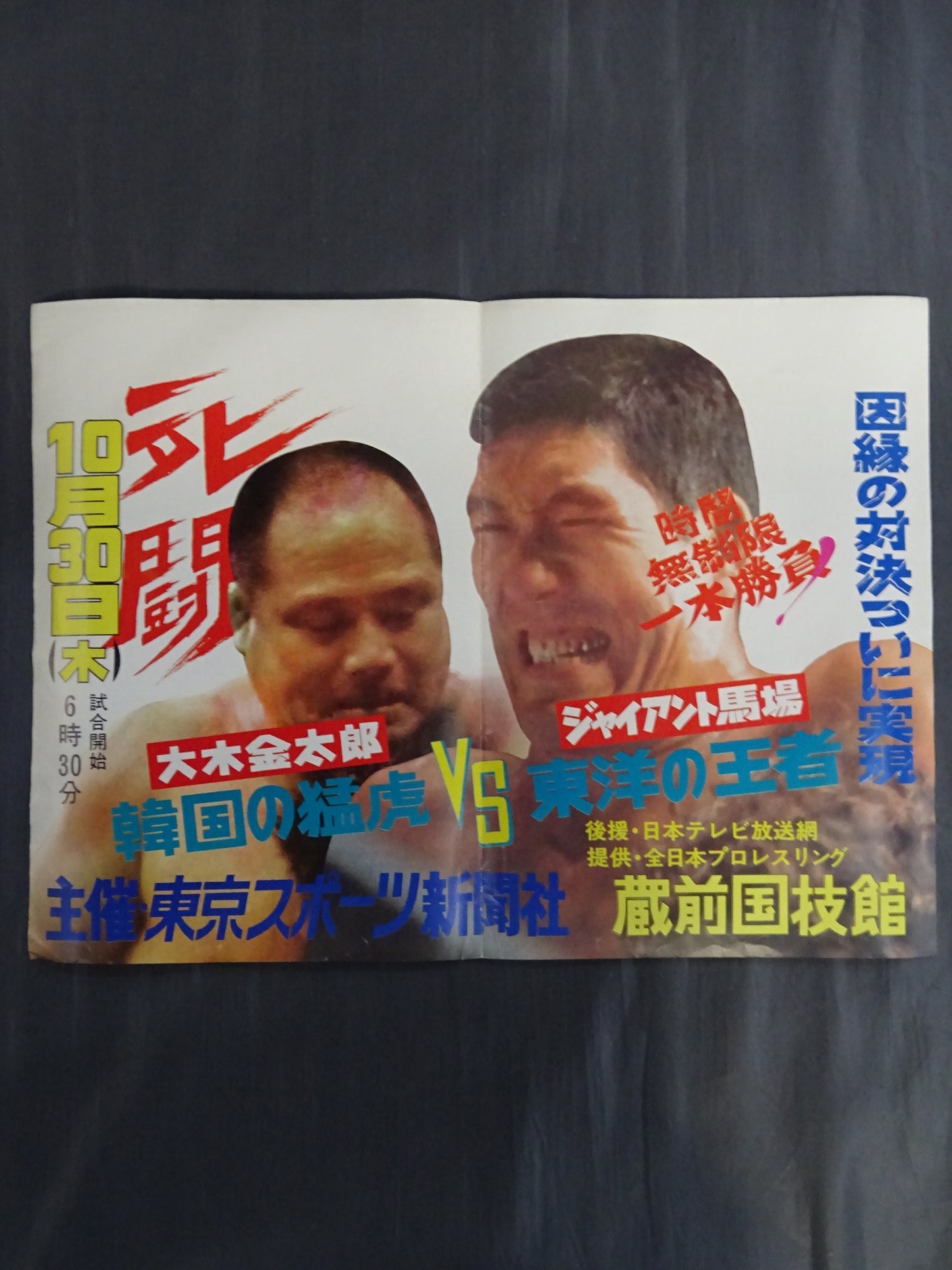 ★死闘・因縁の対決ついに実現★ ジャイアント馬場vs大木金太郎