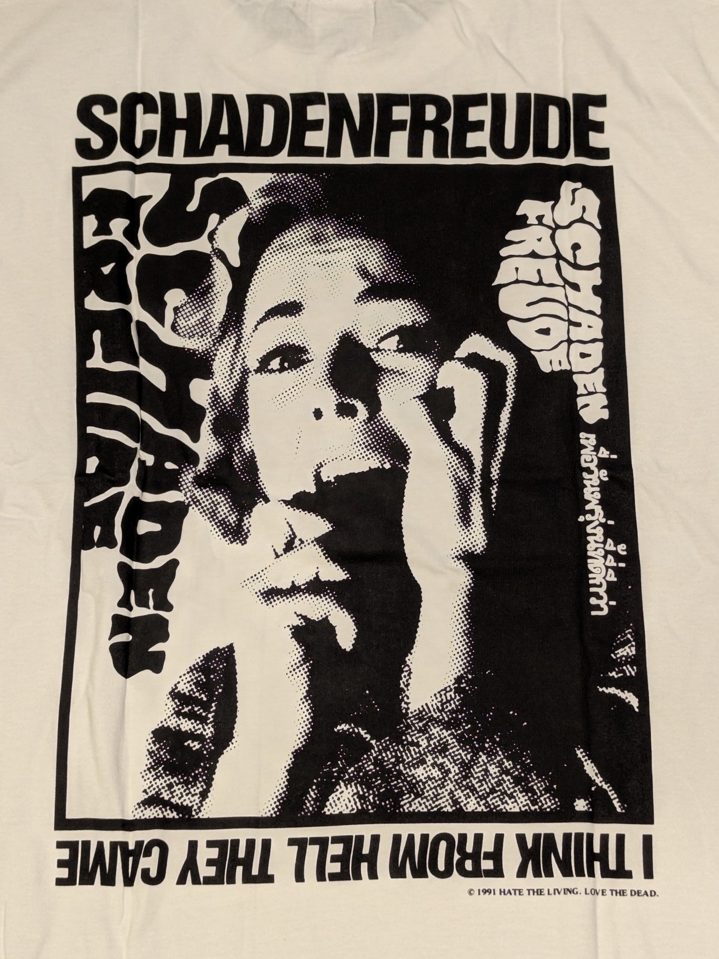 SCHADENFREUDE Tシャツ(ホワイト)