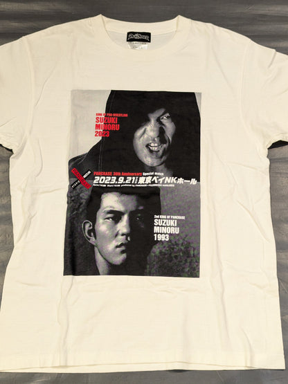 鈴木みのる「パンクラス30周年スペシャルマッチ」フォトTシャツ(ホワイト)