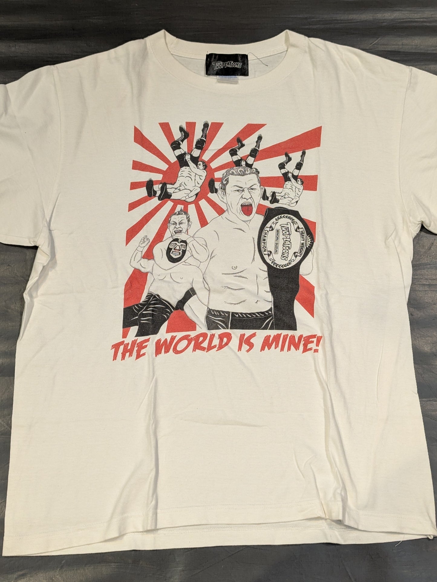 鈴木みのる×TWOPLATOONS「THE WORLD IS MINE!」Tシャツ