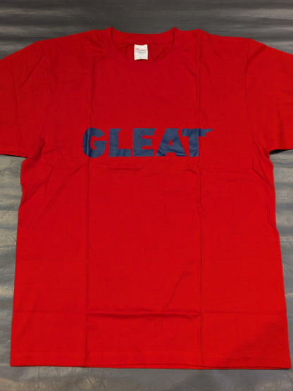 GLEAT ロゴ Tシャツ(レッド)