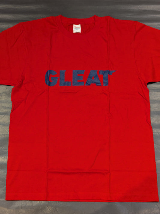 GLEAT ロゴ Tシャツ(レッド)