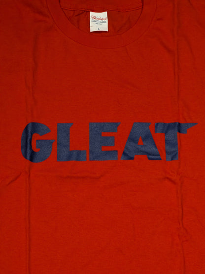 GLEAT ロゴ Tシャツ(レッド)