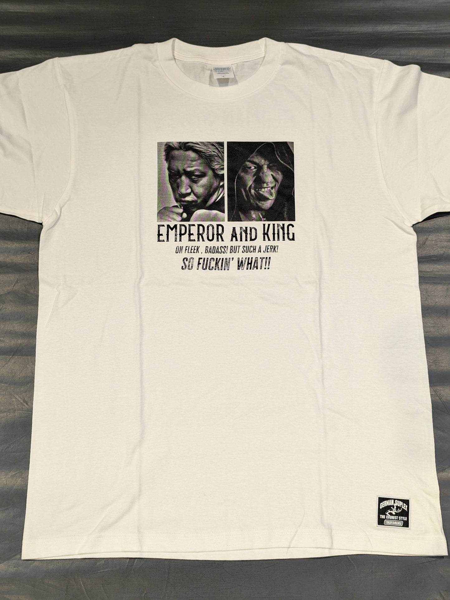鈴木みのる&高山善廣「"EMPEROR and KING"」Tシャツ