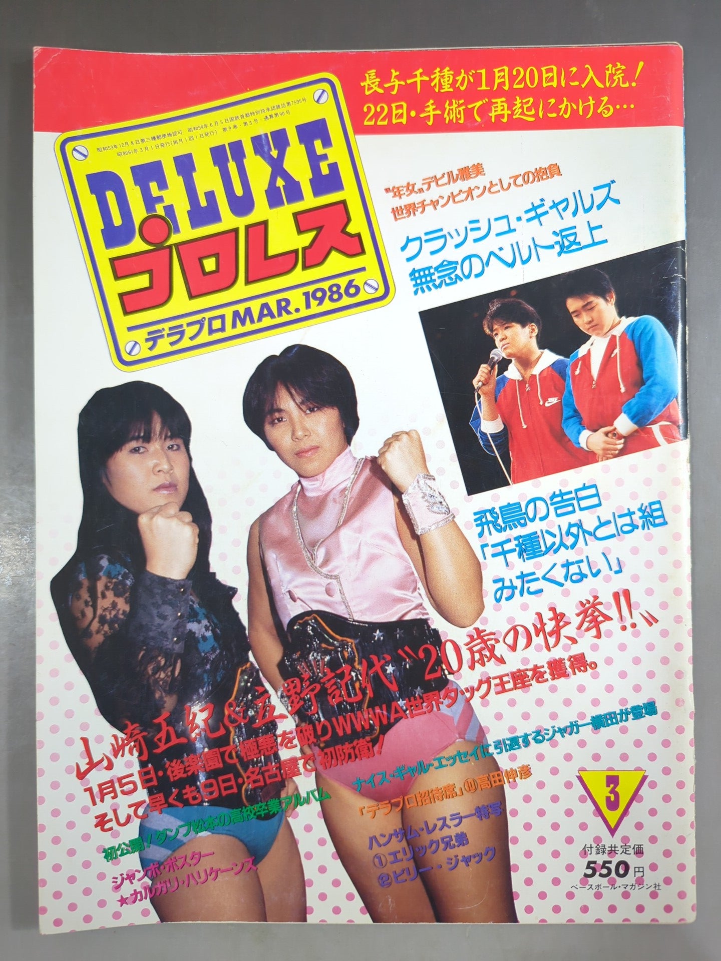 デラックスプロレス 1986年3月号