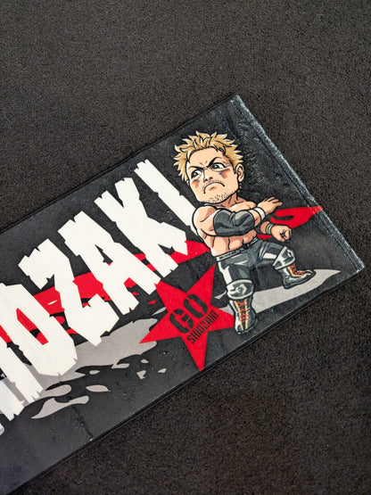 【hand signed autograph】 Go Shiozaki  SD Characters Sports towel