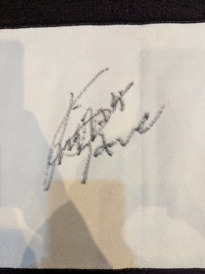【hand signed autograph】 Go Shiozaki  SD Characters Sports towel