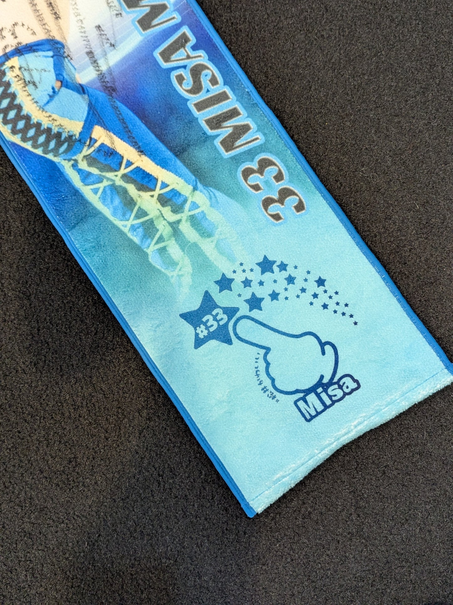【hand signed autograph】 Misa Matsui  Printed towel