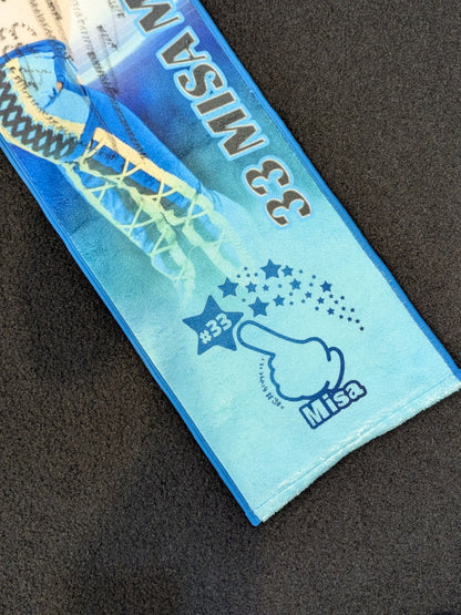 【hand signed autograph】 Misa Matsui  Printed towel