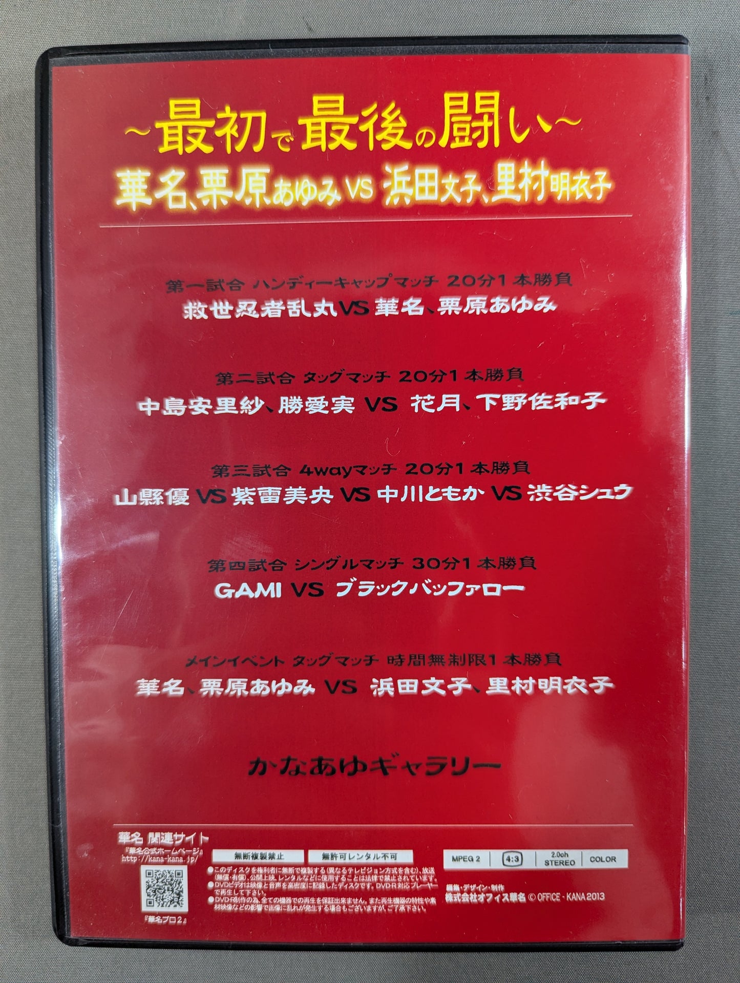 Nice ♪ to meet you, this is KanaAyu -RED-