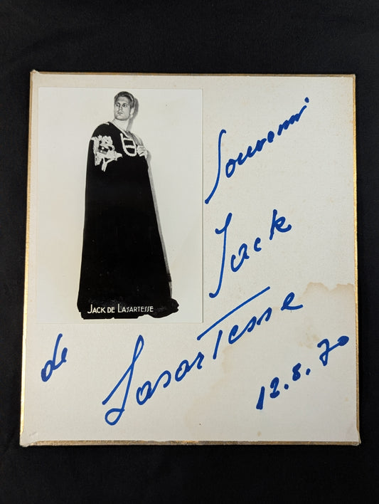 Jacques de Lasartes (Black and White photo Sticker)