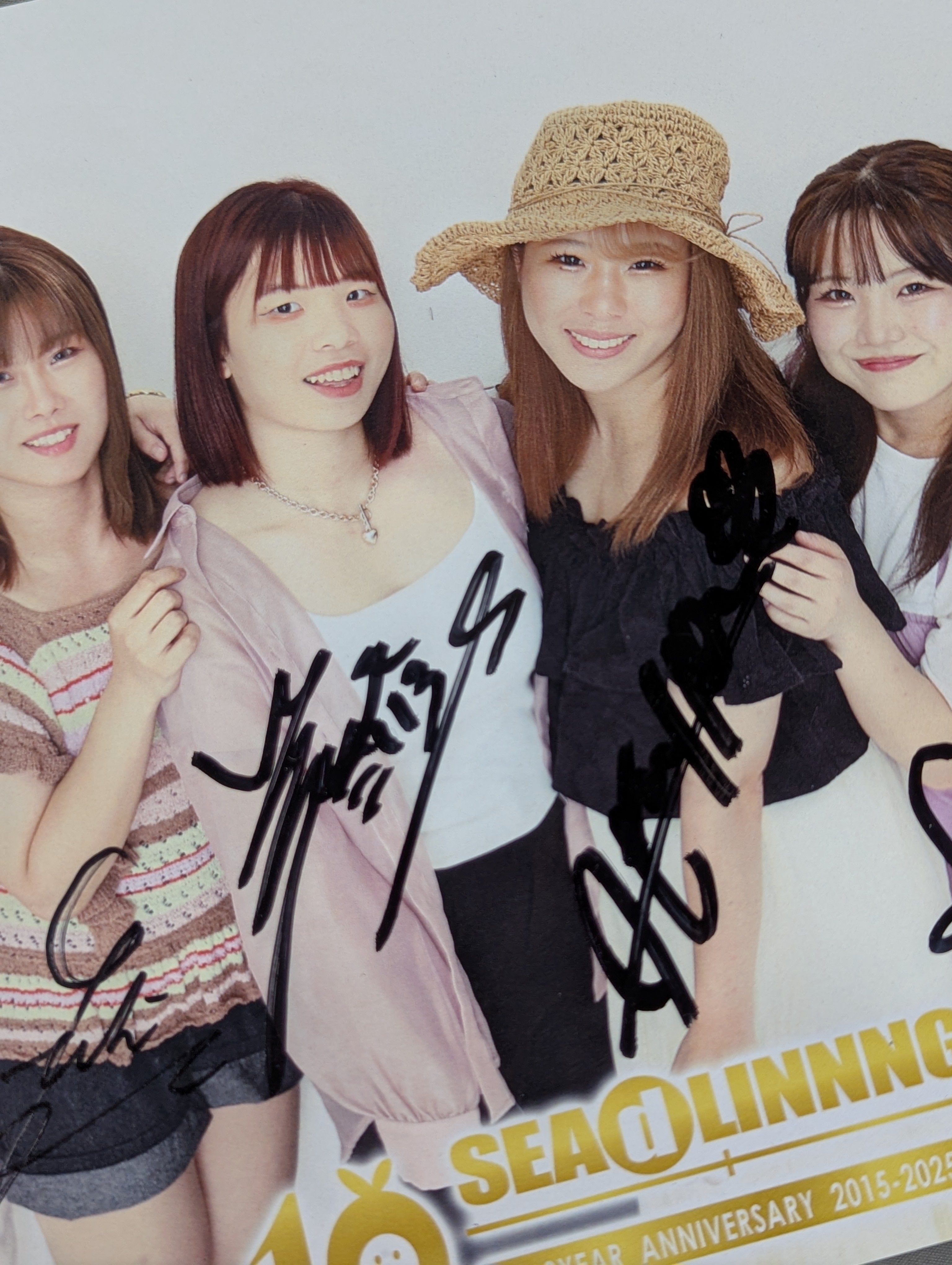 6名直筆サイン入り】SEA@LINNNG ポートレート – 闘道館